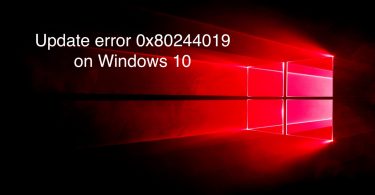 windows update error 0x80244019